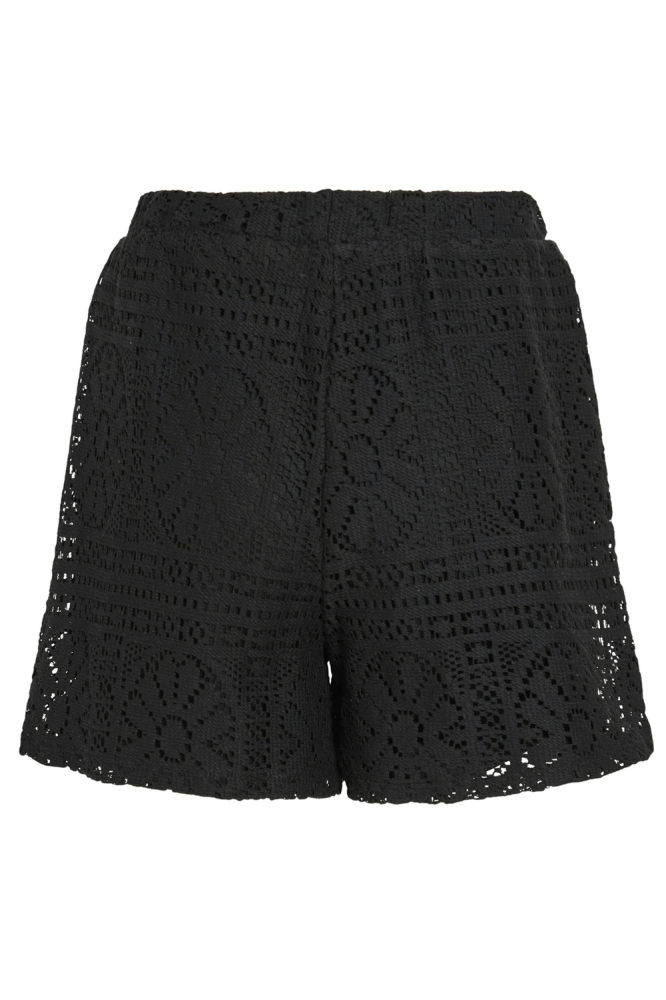 VIMERINDA CROCHET HW SHORTS 14105213 BLACK BEAUTY